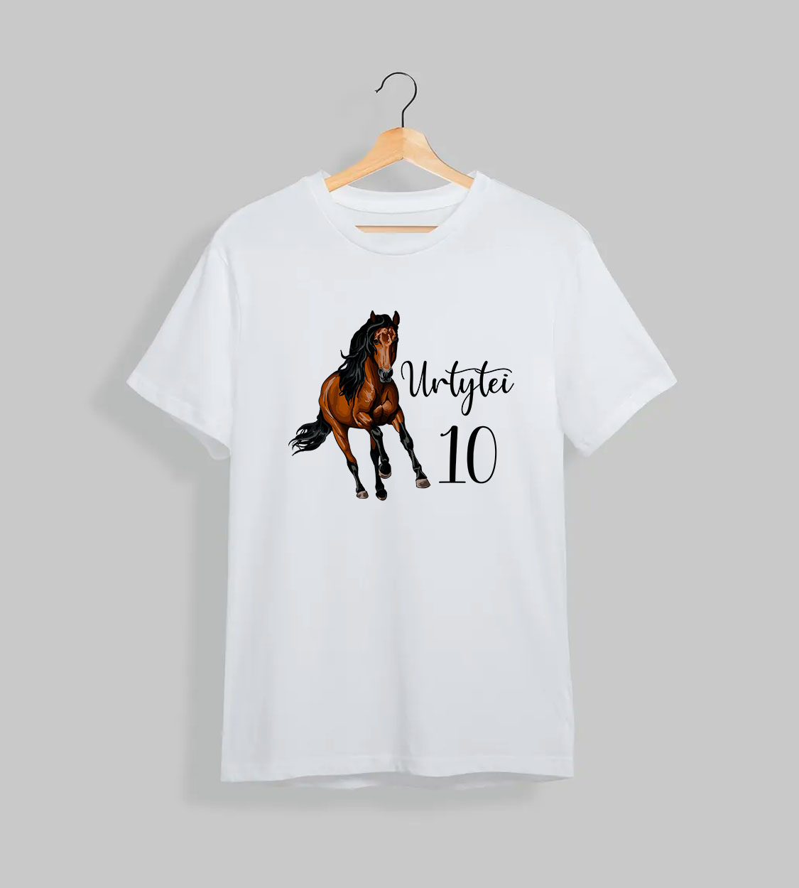 Vaiko gimtadienio marškinėliai „Arklys“