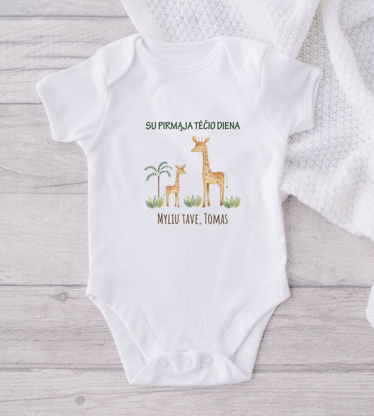 Smėlinukas tėčio dienai – Žirafos